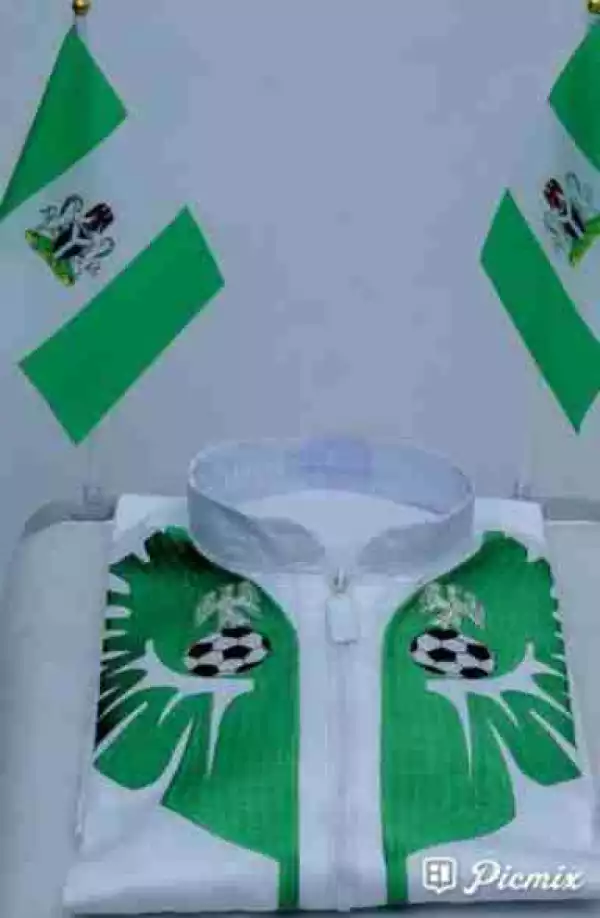  See The Nigerian Fashion Brand That Made The Super Eagles Native Outfit